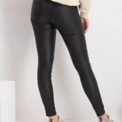 ONLY ONLANNE K MID WAIST COATED PNT NOOS Dames Broek - Maat XS/32 -Dameskleding Verkoop 550x711 10