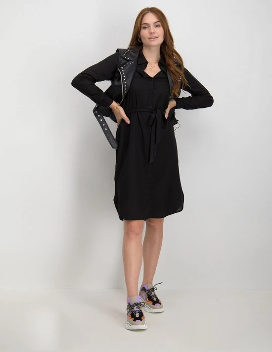 ONLY ONLMULBA LIFE L/S SHIRT DRESS WVN NOOS Dames Jurk - Maat L 5 ONLY ONLMULBA LIFE L/S SHIRT DRESS WVN NOOS Dames Jurk - Maat L - Afbeelding 5