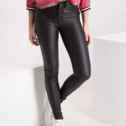 ONLY ONLROYAL HW SK ROCK COATED PIM NOOS Dames Broek - Maat XL X L30 -Dameskleding Verkoop 550x711 85
