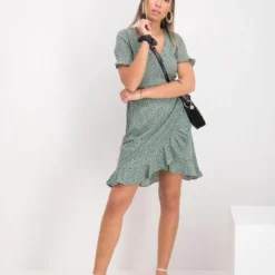 ONLY ONLOLIVIA S/S WRAP DRESS WVN NOOS Dames Jurk - Maat 42 -Dameskleding Verkoop 550x711 91