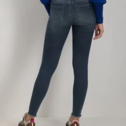 Only ONLBLUSH LIFE MID SK ANK RW REA422 NOOS Special Blue Grey Denim Dames Jeans - Maat S X L30 -Dameskleding Verkoop 550x711 97