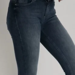 Only ONLBLUSH LIFE MID SK ANK RW REA422 NOOS Special Blue Grey Denim Dames Jeans - Maat S X L30 -Dameskleding Verkoop 550x711 99