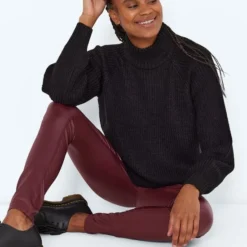 NOISY MAY NMTIMMY L/S HIGHNECK KNIT NOOS Dames Trui - Maat M -Dameskleding Verkoop 550x717 5