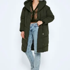 NOISY MAY NMTALLY L/S LONG JACKET BG NOOS Dames Jas - Maat S -Dameskleding Verkoop 550x719