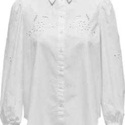 Only Blouse Onllouise Ls Shirt Wvn 15272708 White Dames Maat - M