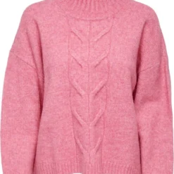 ONLY ONLMICA LS CABLE O-NECK PULLOVER KNT Dames Trui - Maat L