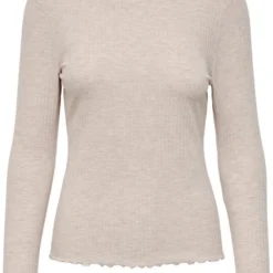 ONLY ONLEMMA L/S HIGH NECK TOP NOOS JRS Dames T-shirt - Maat M