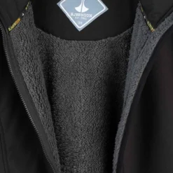 BJØRNSON Signe Softshell Winterjas Parka Dames - Teddy - Maat 40 - Zwart -Dameskleding Verkoop 550x732 33