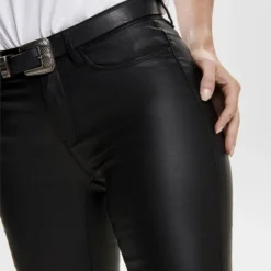 ONLY ONLANNE K MID WAIST COATED PNT NOOS Dames Broek - Maat XS/32 -Dameskleding Verkoop 550x732 7