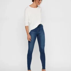 Noisy May NMCALLIE HW SKINNY JEANS VI021MB NOOS Dames Jeans - Maat 28 -Dameskleding Verkoop 550x732 75