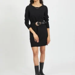 VILA VIRIL L/S KNIT DRESS - NOOS Dames Jurk - Maat XXL -Dameskleding Verkoop 550x733 124