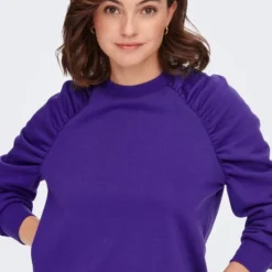 ONLY ONLEVERY L/S RUSHED SWEATSHIRT PNT Dames Trui - Maat L -Dameskleding Verkoop 550x733 151