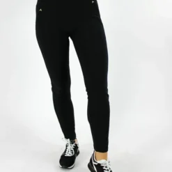 Merkloos Dames Tregging Isabella L/XL - Zwart - Luxe & Comfort - Hoge Taille