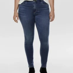 Only Carmakoma Augusta High Waist Dames Skinny Jeans - Maat 42 X L32 -Dameskleding Verkoop 550x733 191