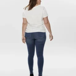 Only Carmakoma Augusta High Waist Dames Skinny Jeans - Maat 42 X L32 -Dameskleding Verkoop 550x733 192