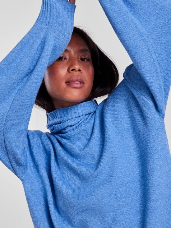 PIECES PCCAVA LS HIGH NECK KNIT NOOS BC Dames Trui - Maat M 4 PIECES PCCAVA LS HIGH NECK KNIT NOOS BC Dames Trui - Maat M - Afbeelding 4