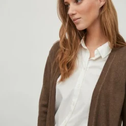 Vila Dames Vest - Bruin - Maat XS -Dameskleding Verkoop 550x733 220