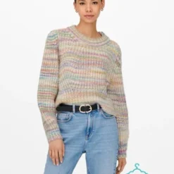 Only Trui Onlcarma L/s Pullover Cc Knt 15259443 Pumice Stone Dames Maat - M -Dameskleding Verkoop 550x733 281