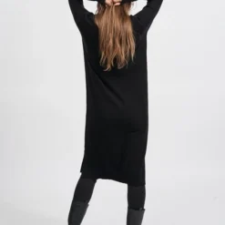 VILA VIRIL CREW NECK L/S MIDI DRESS - NOOS Dames Jurk - Maat M -Dameskleding Verkoop 550x733 286