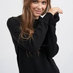 VILA VIRIL CREW NECK L/S MIDI DRESS - NOOS Dames Jurk - Maat M -Dameskleding Verkoop 550x733 287