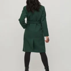 VILA VIPOKO LONG BELT COAT -NOOS Dames Jas - Maat 42 -Dameskleding Verkoop 550x733 289