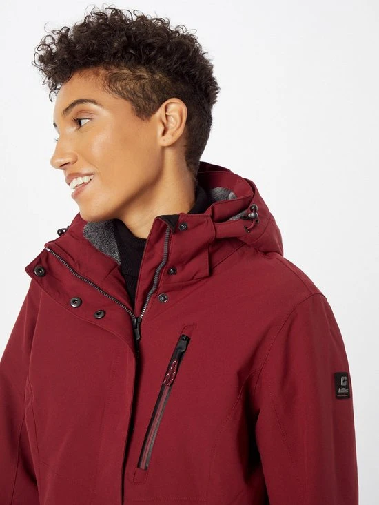 Killtec KOW 165 Women Parka - Outdoorjas - Dames - Rood - Maat 44 5 Killtec KOW 165 Women Parka - Outdoorjas - Dames - Rood - Maat 44 - Afbeelding 5