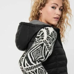 ONLY ONLNEWTAHOE HOOD WAISTCOAT OTW Dames Jas - Maat L -Dameskleding Verkoop 550x733 340