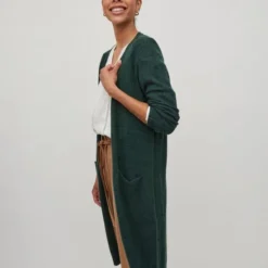 VILA VIRIL LONG L/S KNIT CARDIGAN - NOOS Dames Vest - Maat M -Dameskleding Verkoop 550x733 360