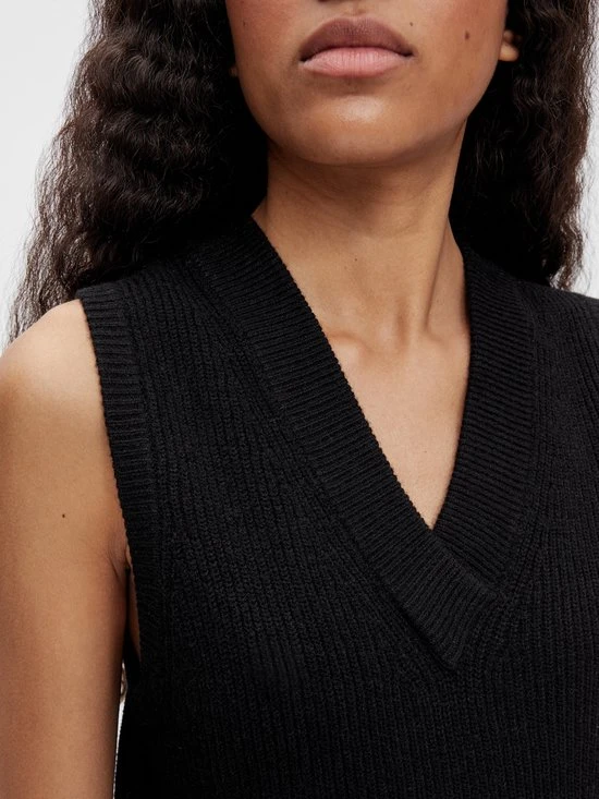 OBJECT OBJMALENA S/L KNIT WAISTCOAT NOOS Dames Trui - Maat M 6 OBJECT OBJMALENA S/L KNIT WAISTCOAT NOOS Dames Trui - Maat M - Afbeelding 6