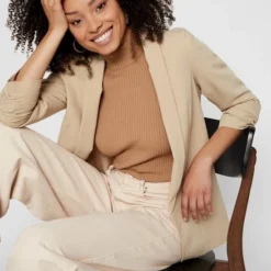 Pieces PCBOSS 3/4 BLAZER NOOS Dames Blazer - Maat M -Dameskleding Verkoop 550x733 407