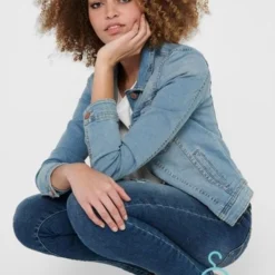 ONLY ONLTIA LIFE DNM JACKET BB LB BEX179 NOOS Dames Jas - Maat 38 -Dameskleding Verkoop 550x733 445