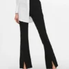 JDY JDYPRETTY FLARE SLIT PANT JRS NOOS Dames Broeken - Maat XXL