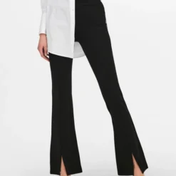 JDY JDYPRETTY FLARE SLIT PANT JRS NOOS Dames Broeken - Maat XXL