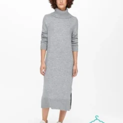 ONLY ONLBRANDIE L/S ROLL NECK DRESS KNT NOOS Dames Jurk - Maat S -Dameskleding Verkoop 550x733 50