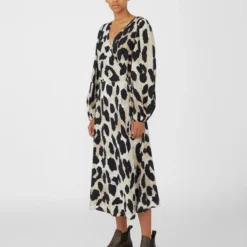 OBJECT OBJLEONORA L/S WRAP MIDI DRESS NOOS Dames Jurk - Maat 40 -Dameskleding Verkoop 550x733 502