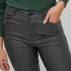 VILA VICOMMIT COATED HW STRAIGHT PANT-NOOS Dames Broek - Maat M -Dameskleding Verkoop 550x733 530