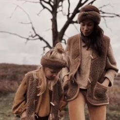 Alwero Dames Gilet "Alpen Adult 100% Wol" Bark - Maat S -Dameskleding Verkoop 550x733 565