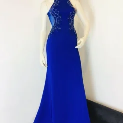 Merkloos Gala Jurk Koningsblauw