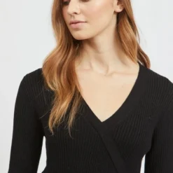 VILA VIRIL WRAP L/S KNIT DRESS - NOOS Dames Jurk - Maat L 19 VILA VIRIL WRAP L/S KNIT DRESS - NOOS Dames Jurk - Maat L -Dameskleding Verkoop 550x733 581