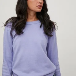 VILA VIRIL Ronde Hals L/S KNIT TOP - NOOS Dames Trui - Maat M -Dameskleding Verkoop 550x733 647