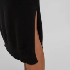 VILA VIRIL ROLL NECK L/S MIDI DRESS - NOOS Dames Jurk - Maat S -Dameskleding Verkoop 550x733 88