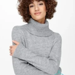 ONLY ONLBRANDIE L/S ROLL NECK DRESS KNT NOOS Dames Jurk - Maat S -Dameskleding Verkoop 550x734 1