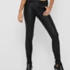ONLY ONLANNE K MID WAIST COATED PNT NOOS Dames Broek - Maat XS/32