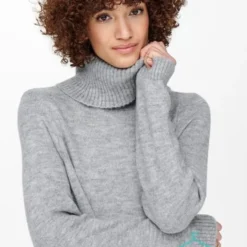 ONLY ONLBRANDIE L/S ROLL NECK DRESS KNT NOOS Dames Jurk - Maat S -Dameskleding Verkoop 550x734