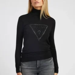 Guess Noemi Tn Ls Swtr Truien & Vesten - Zwart -Dameskleding Verkoop 550x737 3