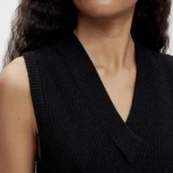 OBJECT OBJMALENA S/L KNIT WAISTCOAT NOOS Dames Trui - Maat S -Dameskleding Verkoop 550x743 1