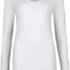 WE Fashion Dames Biologisch Katoen Shirt - Maat XL