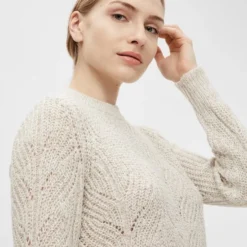 OBJECT OBJNOVA STELLA L/S KNIT PULLOVER NOOS Dames Trui - Maat L -Dameskleding Verkoop 550x744 2