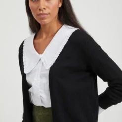 VILA VIRIL SHORT L/S KNIT CARDIGAN-NOOS Dames Vest - Maat XL -Dameskleding Verkoop 550x748 2
