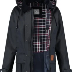 MGO Leisure Wear MGO Waxjas Leeds Dames - 100% Gewaxt Katoen - Winddicht En Waterdicht - Blauw - Maat XXL 13 MGO Leisure Wear MGO Waxjas Leeds Dames - 100% Gewaxt Katoen - Winddicht En Waterdicht - Blauw - Maat XXL -Dameskleding Verkoop 550x752 5